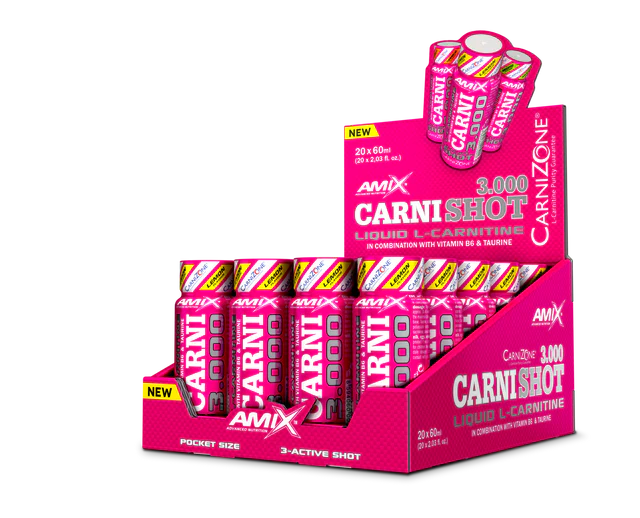 L-Carnitina líquida Carnishot 3000 - 20*60 ML