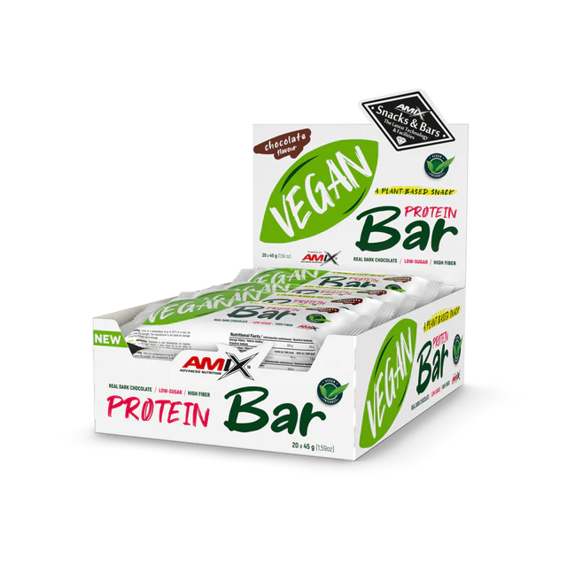 VEGAN PROTEIN BAR 20*45 GR