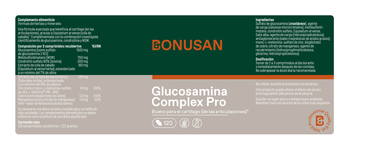 Glucosamina Complex Pro - 120 comp