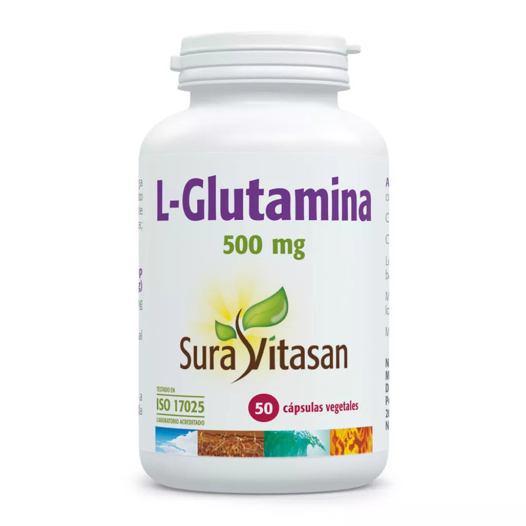 L Glutamina 500Mg. 50Cap