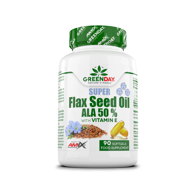 GREENDAY® SUPER FLAXSEED OIL ALA 50% 90 CAP
