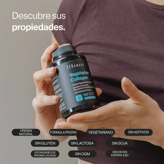 Colágeno Vegetariano Membrana de Huevo Ecológica - 120 Cápsulas