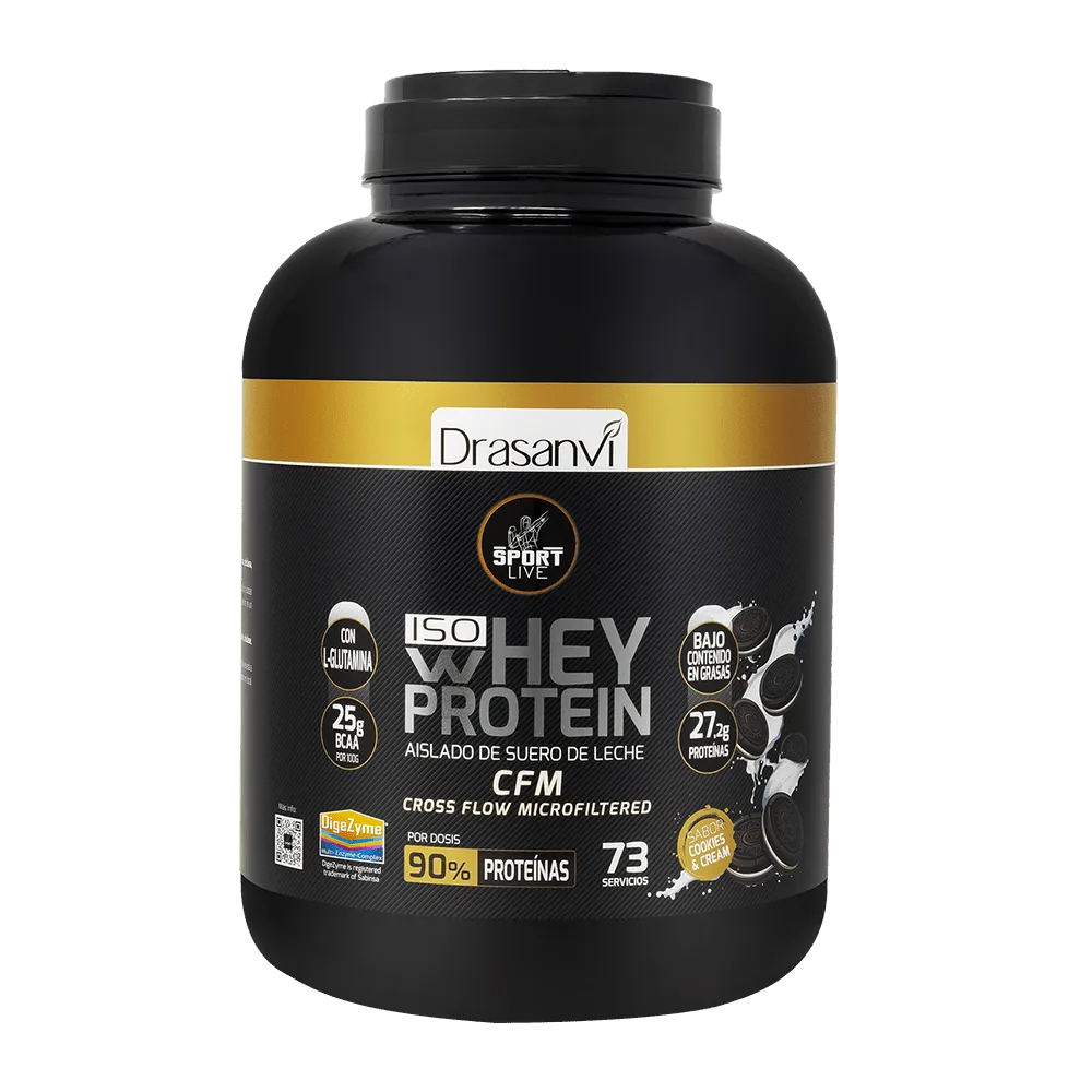 Whey Protein Aislado Doble Chocolate 1,6Kg Sport Live Drasanvi