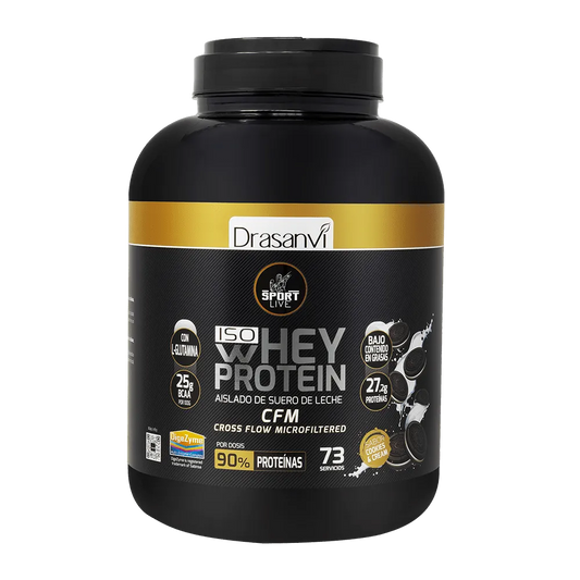 Whey Protein Aislado Doble Chocolate 1,6Kg Sport Live Drasanvi
