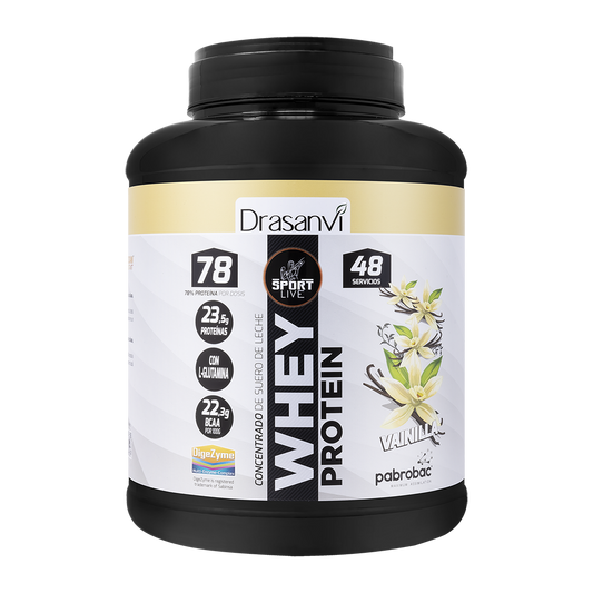 Whey Protein Concentrada Vainilla 1450G Sport Live Drasanvi