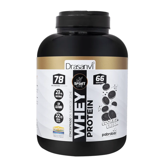 Whey Protein Concentrada Cookies And Cream 2Kg Sport Live Drasanvi