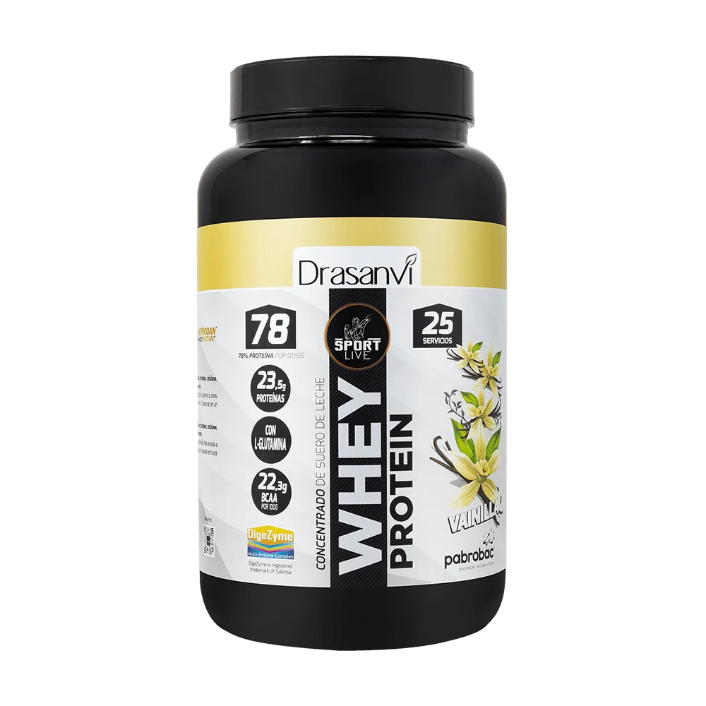Whey Protein Concentrada Vainilla 750G Sport Live Drasanvi
