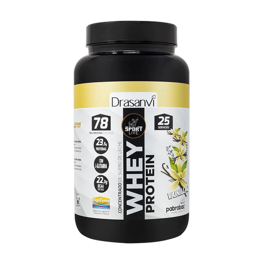 Whey Protein Concentrada Vainilla 750G Sport Live Drasanvi