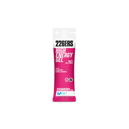 HIGH ENERGY GEL 45GR - Fresa Salada con Cafeína 150mg