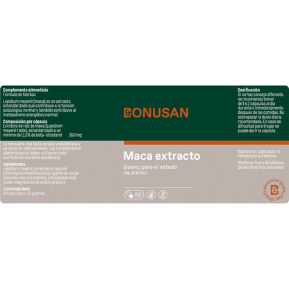 Maca extracto - 60 comp