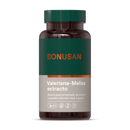 Bonusan Valeriana-Melisa extracto - 60 caps