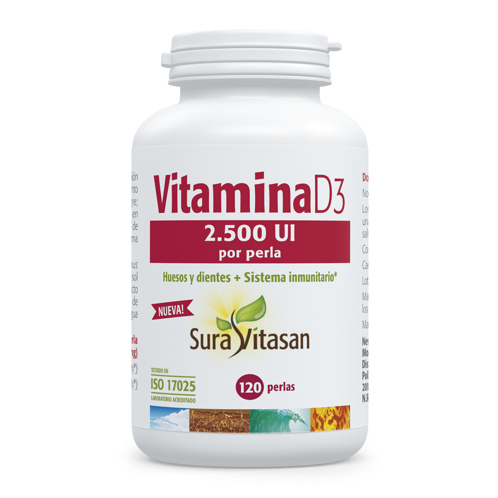 Vitamina D3 2.500 Ui 60 Perlas
