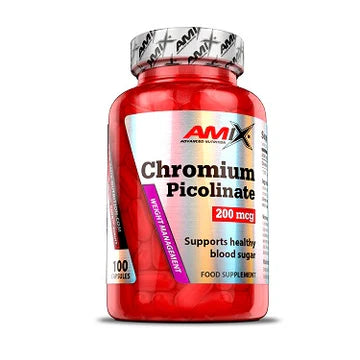 Picolinato de Cromo 200 mcg - 100 caps