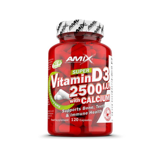 Vitamina D3 2500 I.U con Calcio 120 caps