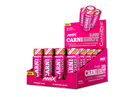 L-Carnitina líquida Carnishot 3000 - 20*60 ML