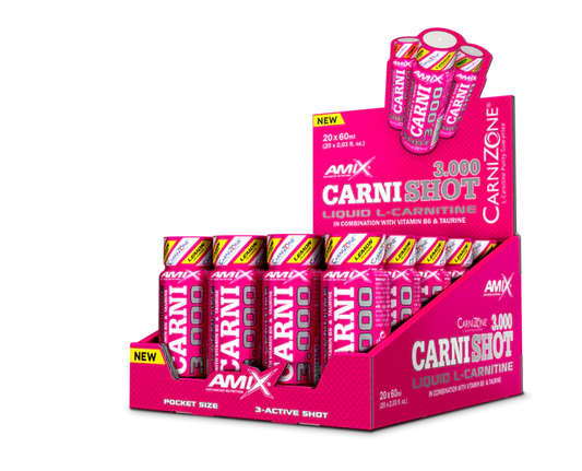 L-Carnitina líquida Carnishot 3000 - 20*60 ML