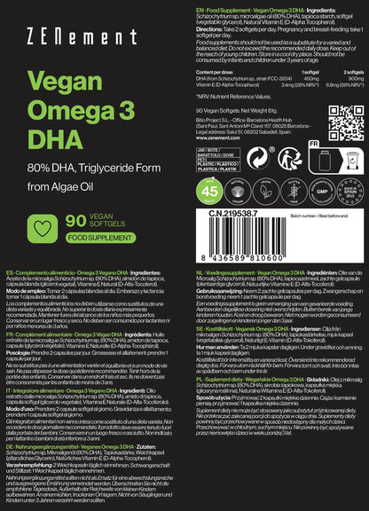 Omega 3 vegano - 90 perlas