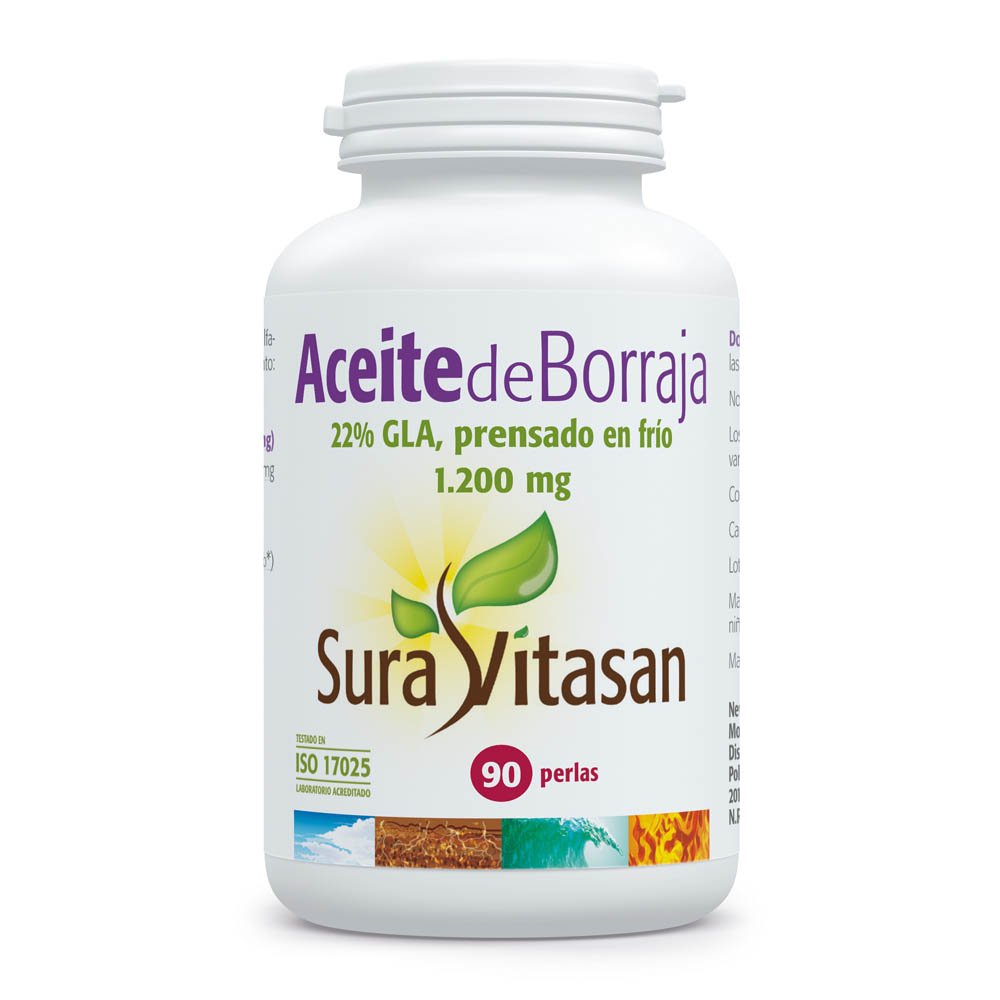 Aceite de Borraja 1.200 mg – 22% GLA (Omega-6)
