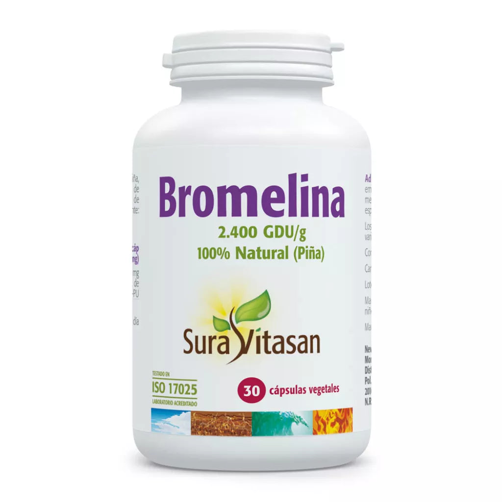 Bromelina 2.400 500Mg.30Cap