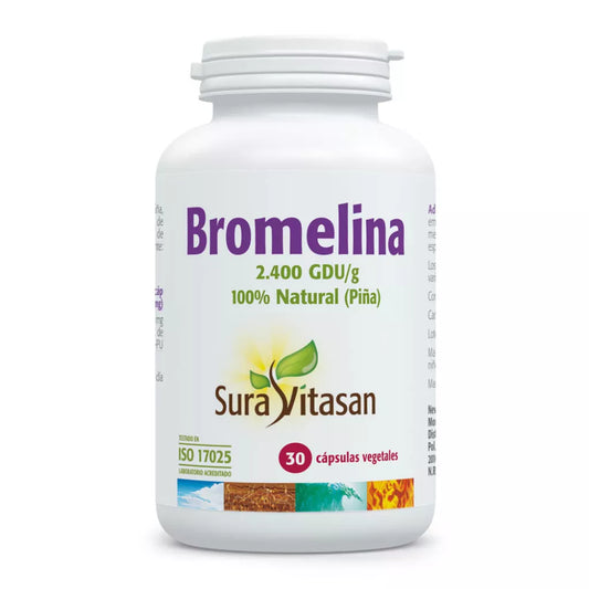Bromelina 2.400 500Mg.30Cap