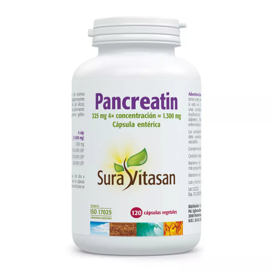 Pancreatin 1300Mg. 120Cáp. Sura Vitasan