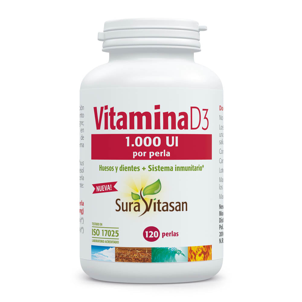 Vitamina D3  1.000 Ui 60 Perlas