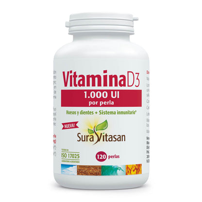 Vitamina D3  1.000 Ui 60 Perlas