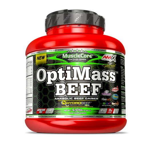 Proteína de carne Optimass Beef gainer 2,5kg
