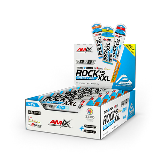 Gel Energético Rock's XXL Con Cafeína 24*65 GR