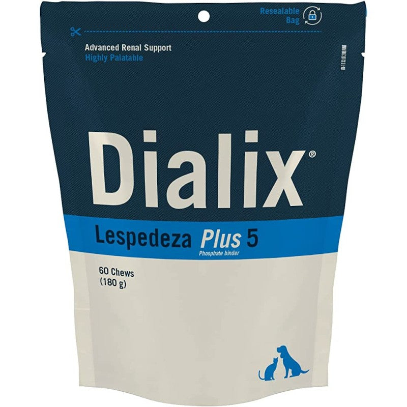 Bote de Dialix Lespedeza Plus 5 de 60 chews