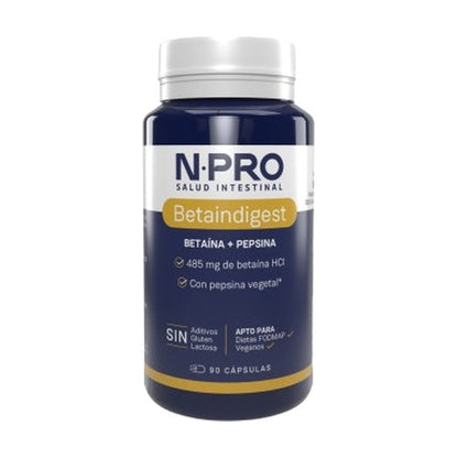 Betaindigest digestión betaína+pepsina - 90 caps