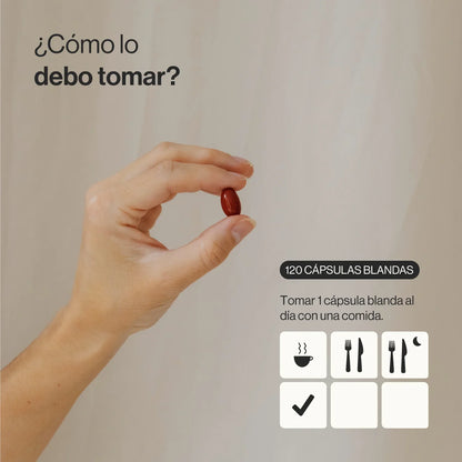 CoQ10 200 mg por perla - 120 Softgels