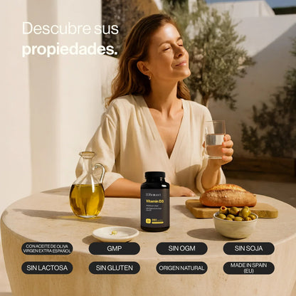 Vitamina D3 4000 UI por softgel - 365 Softgels