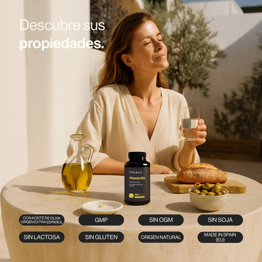 Vitamina D3 4000 UI por softgel - 365 Softgels