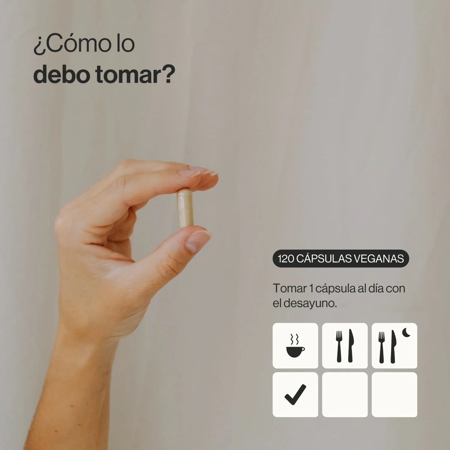 Nootrópico con Ginkgo biloba, Bacopa, Té Verde, Tirosina y vitaminas del grupo B - 120 Cápsulas