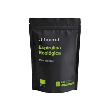 Espirulina Ecológica 100% Ecológico - 600 Comprimidos Veganas