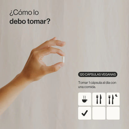 Espermidina 6 mg por cápsula - 120 Cápsulas Veganas