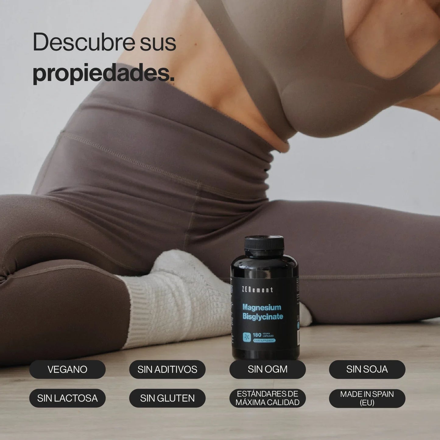 Bisglicinato de Magnesio - 180 Cápsulas