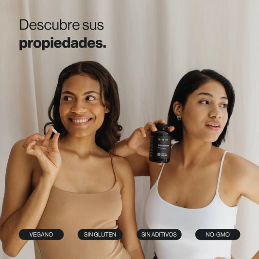 D-Manosa 2000 mg por dosis - 180 Cápsulas Veganas