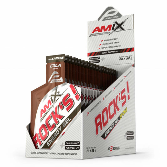Rock's Gel con cafeína cola Amix